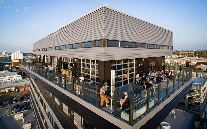 The Source Hotel rooftop bar in Denver RiNo